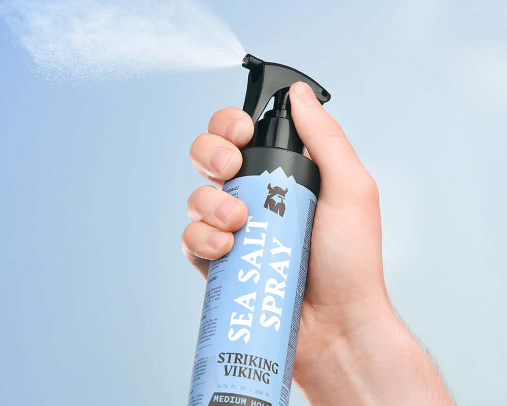 Ride the Wave: Striking Viking Sea Salt Spray for Effortless Men’s Style