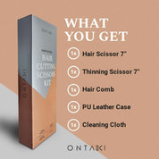 ONTAKI Hair Thinning Shears Kit (7")
