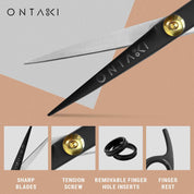 ONTAKI Hair Thinning Shears Kit (7")