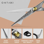 ONTAKI Hair Thinning Shears Kit (7")