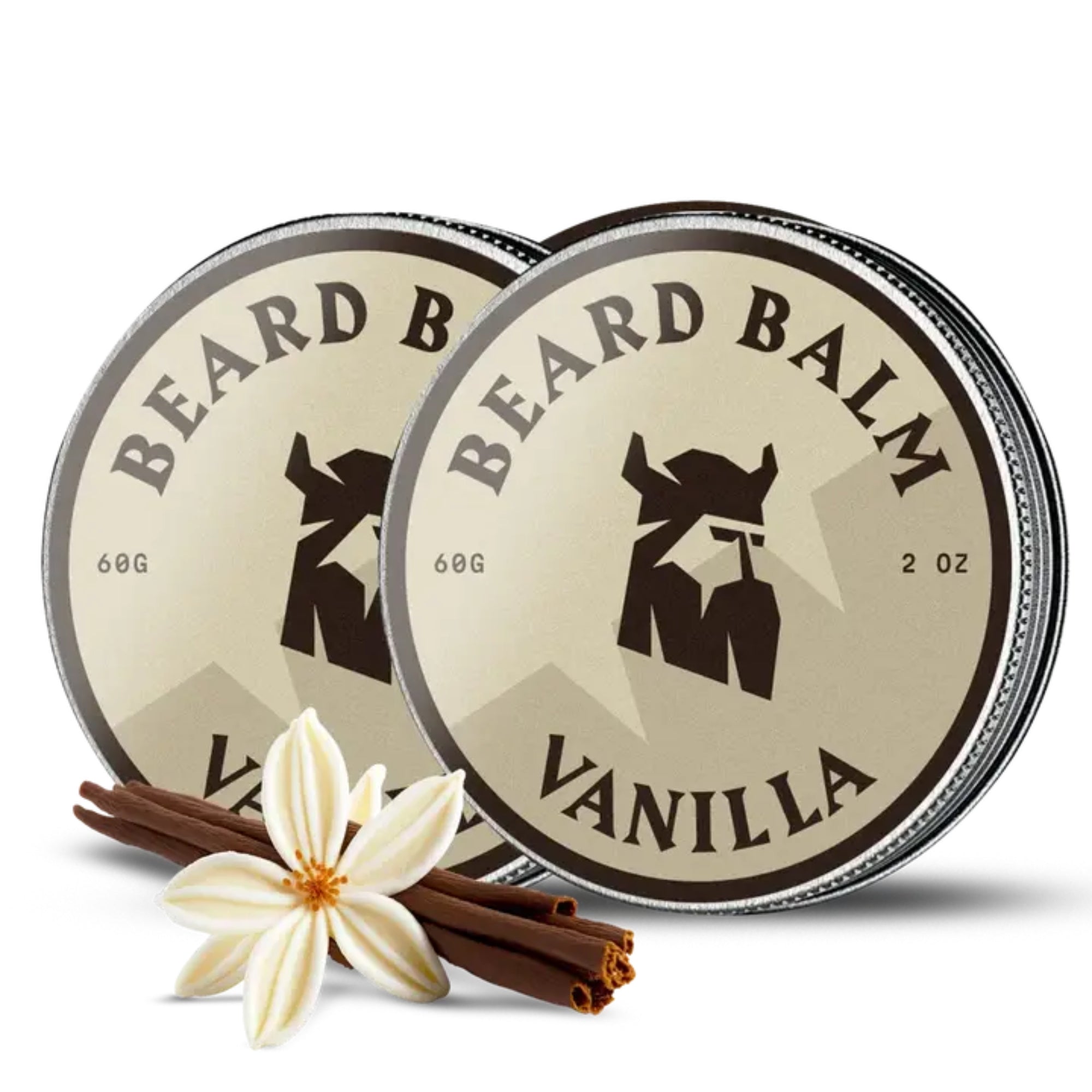 Bálsamo para Barba de Vainilla - Paquete de 2