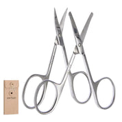 ONTAKI Facial Hair Grooming Scissors 2 Pack – Precision Beard, Nose & Mustache Trimming