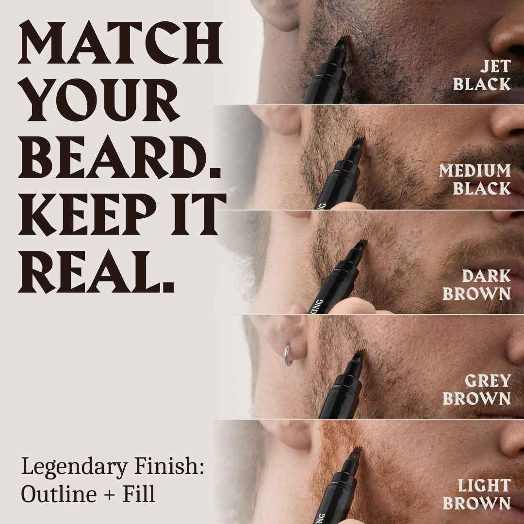 Beard Filler Pen - Dual Tip (2-pack)