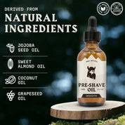 Aceite Pre Afeitado para Hombres - Sin Fragancia
