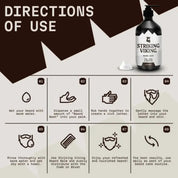 Striking Viking Tea Tree & Biotin Beard Wash Cologne for Clean Fresh Healthy Beard Care