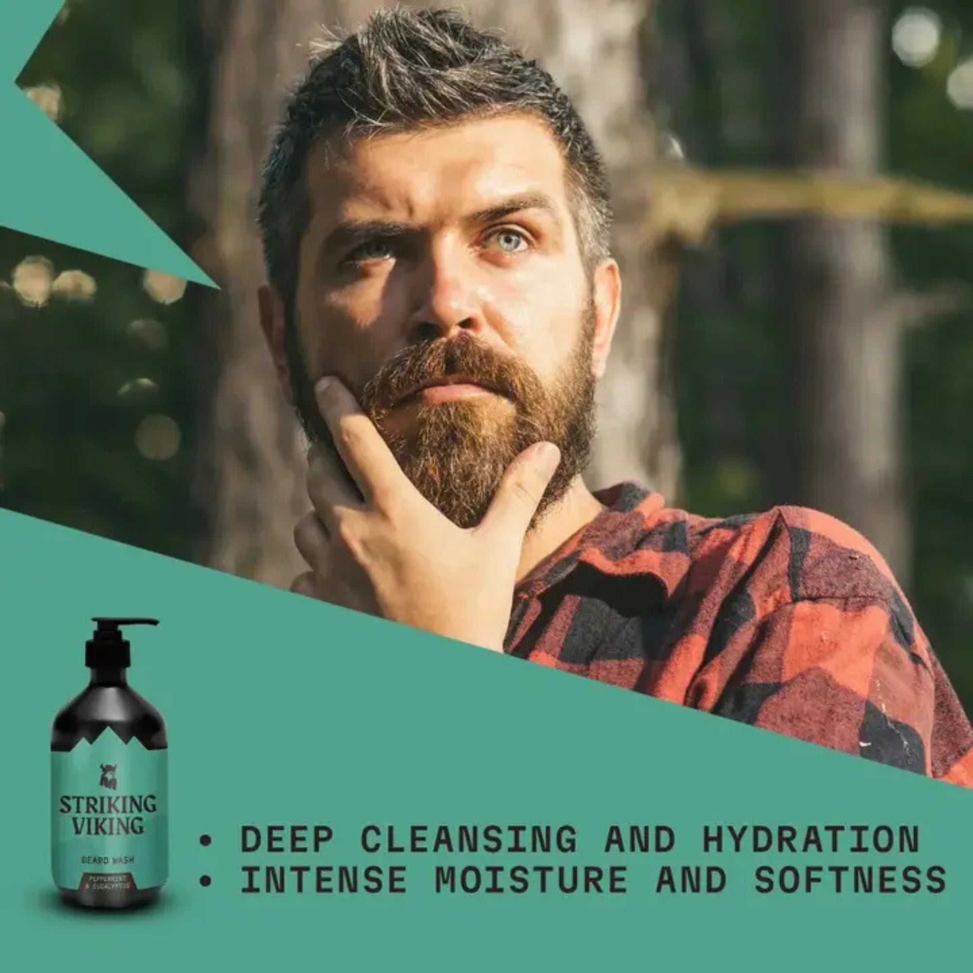 Champú para Barba - Menta Natural y Eucalipto