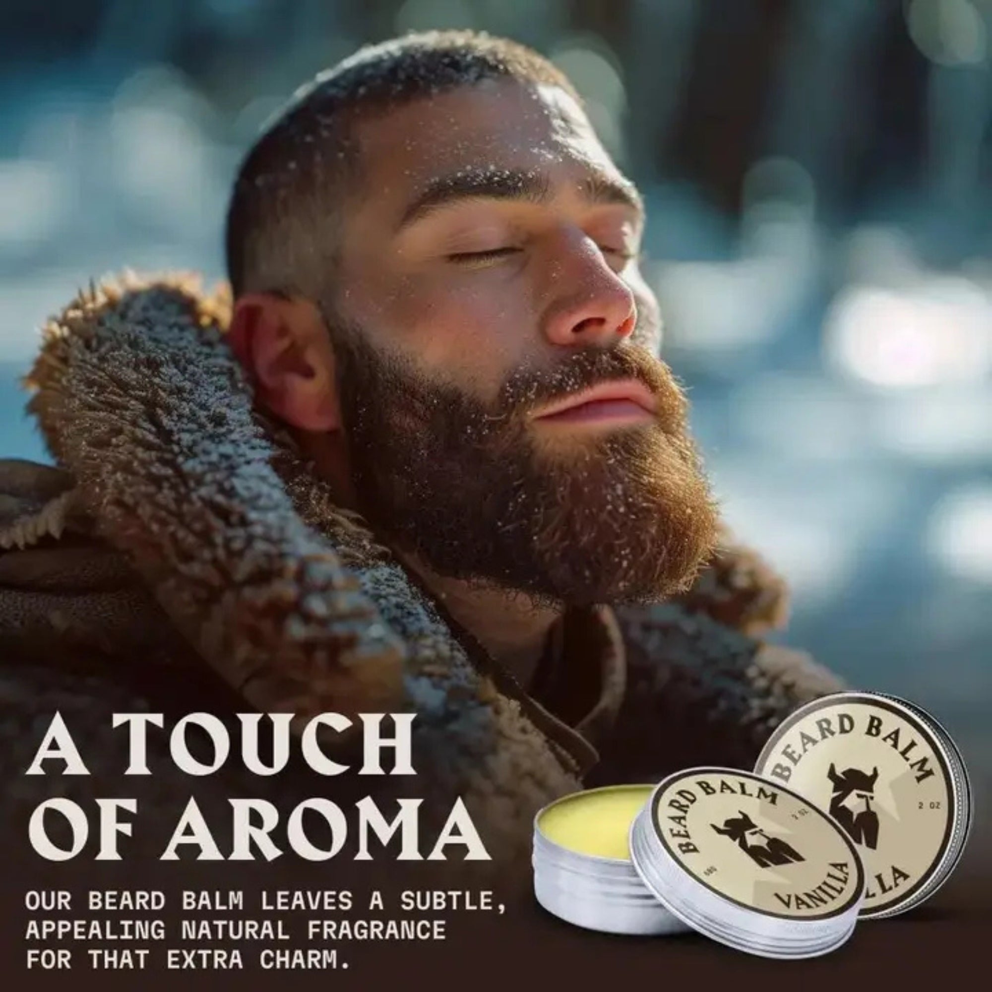 Bálsamo para Barba de Vainilla - Paquete de 2