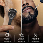 Striking Viking Vanilla Beard Growth Kit with Biotin Oil & 0.25mm Derma Roller