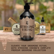 Striking Viking Sandalwood Beard Shampoo for Clean Healthy Soft Beard Care for Men