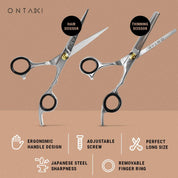 ONTAKI Hair Thinning Shears Kit (7")