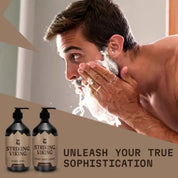 Striking Viking Sandalwood Beard Shampoo & Conditioner Set – Hydrating Beard Care for Men