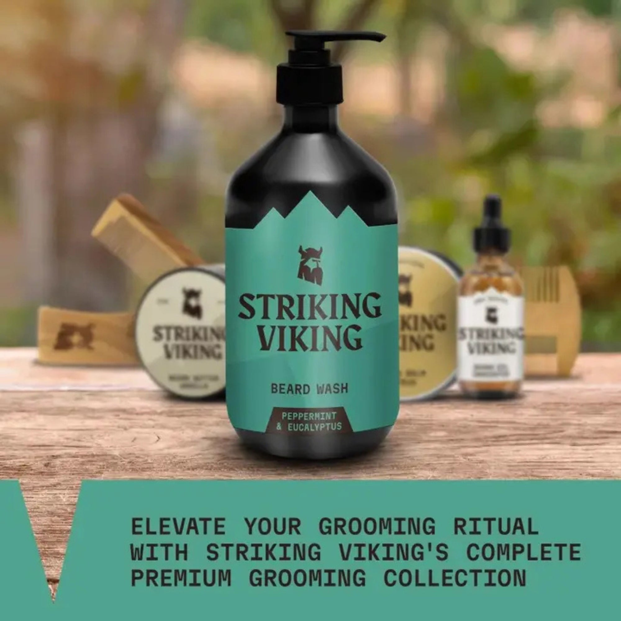 Champú para Barba - Menta Natural y Eucalipto