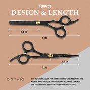 ONTAKI Hair Thinning Shears Kit (7")