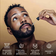 Striking Viking Sandalwood Beard Oil & Balm Kit for Soft Healthy Beard Care for Men