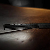 Charlemagne Carbon Hair Comb for Men – Professional Heat-Resistant Styling & Detangling Comb