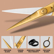 ONTAKI Beard & Hair Scissors - Premium Japanese Steel (5.5")
