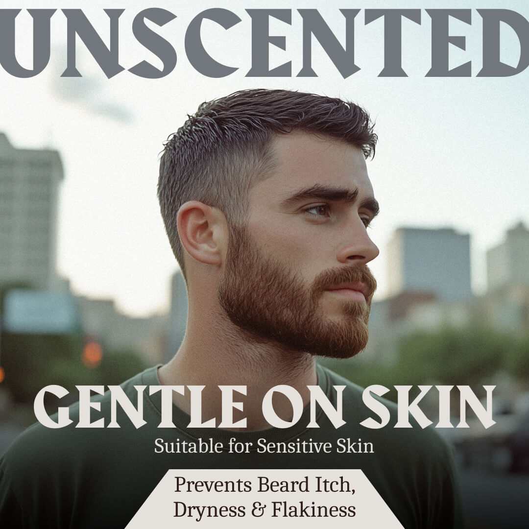 Beard Growth Oil Biotin for Men - Unscented