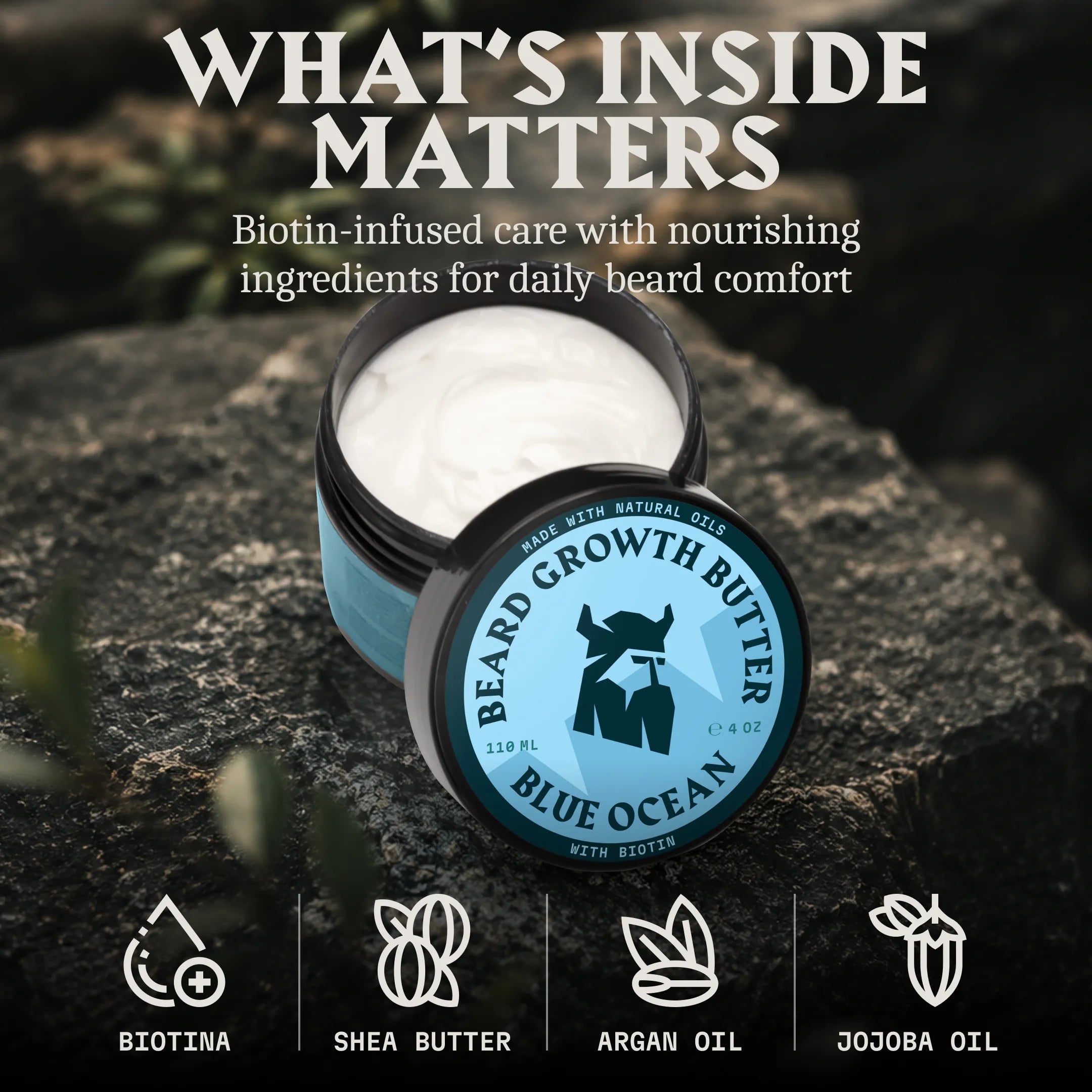 Beard Growth Butter with Biotin | Blue Ocean
