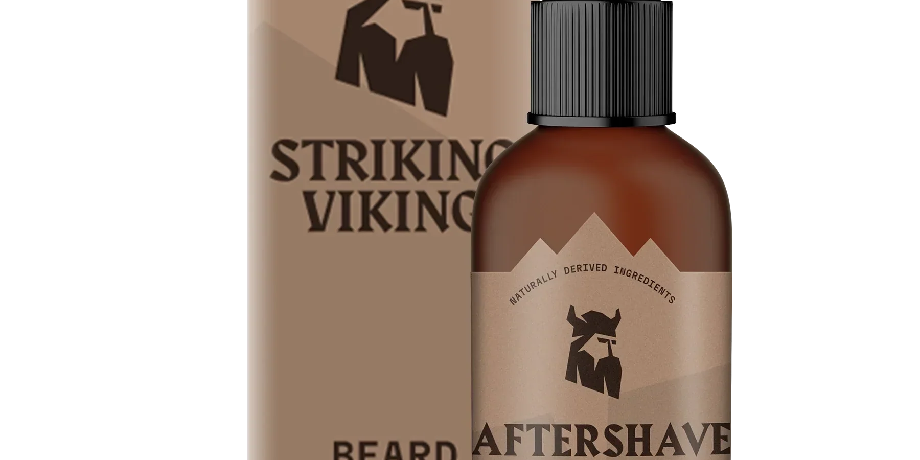 Sandalwood After Shave Balm for Men by Striking Viking, soothing post-shave treatment with hydrating and nourishing formula.