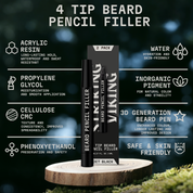 Beard Filler Pen (2 Pack) – Waterproof Beard Pen for Filling Gaps & Covering Patches